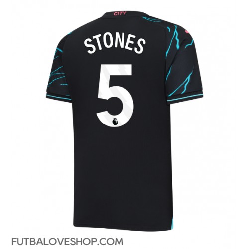 Dres Manchester City John Stones #5 Tretina 2023-24 Krátky Rukáv